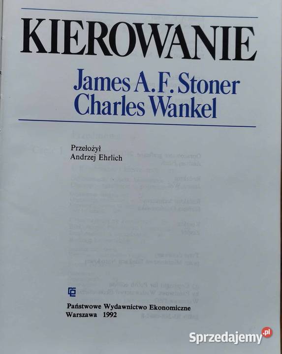 Kierowanie J Stoner Ch Wanke Lędziny sprzedam