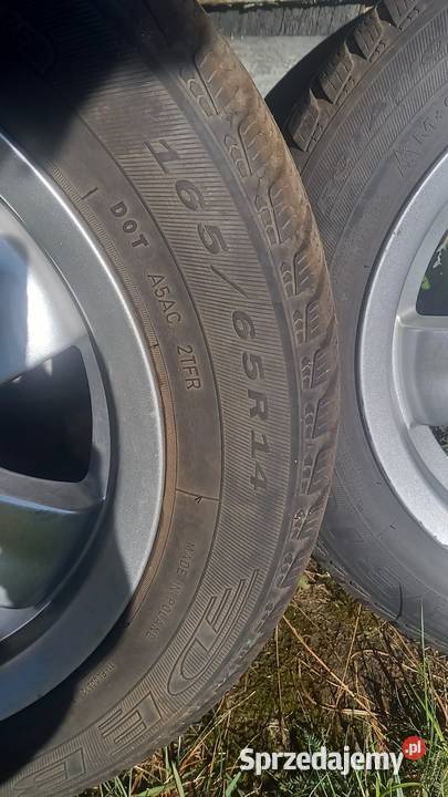 Felgi aluminiowe 14 z oponami zimowymi aluminiowe śląskie Przybynów