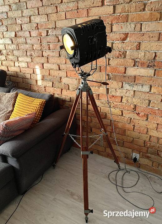 Lampa LOFT VINTAGE zabytek teatr lata 70