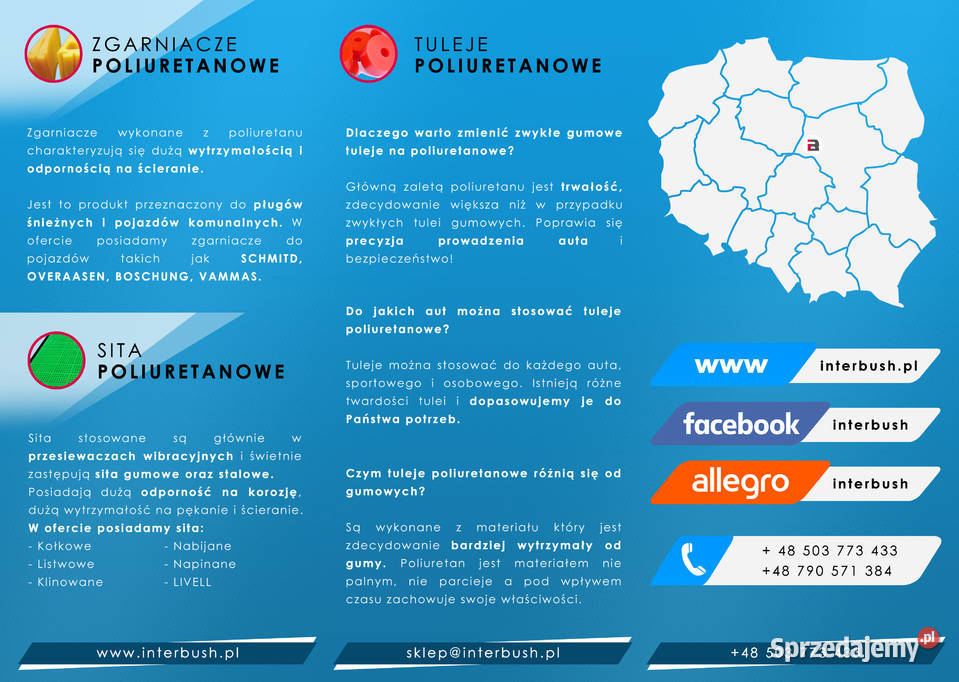 3000x200x30 Lemiesz poliuretanowy do pługa pługu Gostynin