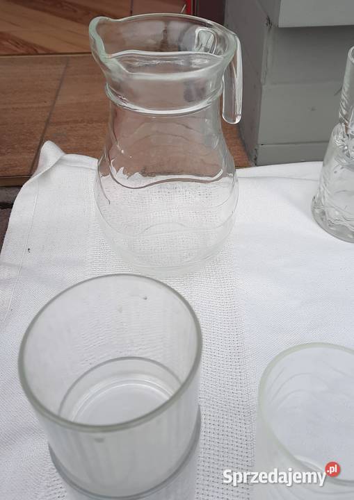 Szklanki kubki szklane różne Wolsztyn