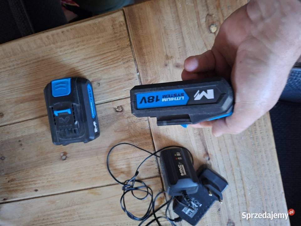 Akumulator Mc allister 2 sztuki plus ładowarka Akumulatory Krępa Słupska sprzedam