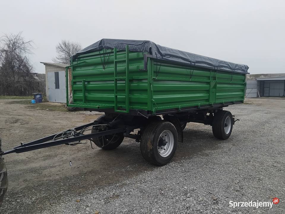 Przyczepa wywrotka 12 ton zarejestrowana Chmiel Drugi