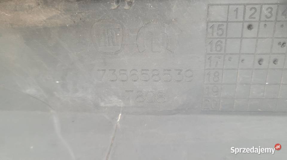 FIAT TIPO II SEDAN DOKŁADKA ZDERZAKA TYLNEGO Spoilery Ruda Śląska