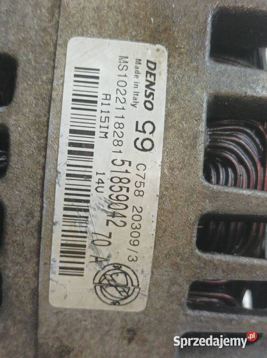 ALTERNATOR 51859042 12 8V Fiat Grande Punto I Układ elektryczny silnika