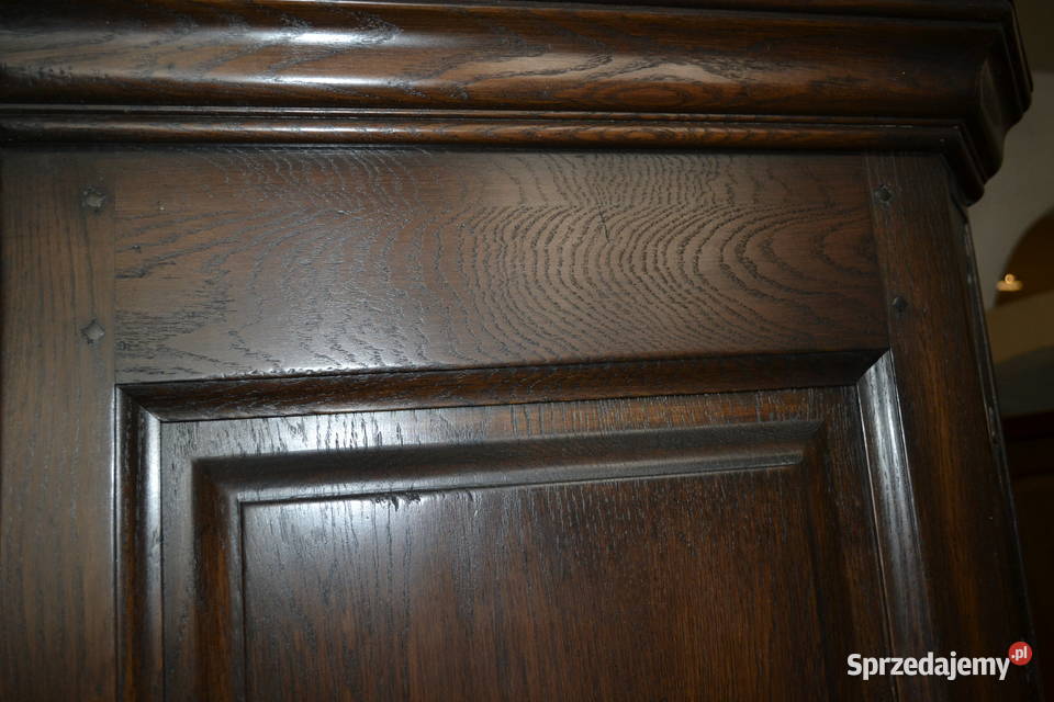szafa jednodrzwiowa rzeźby lity dąb Meble Będzin