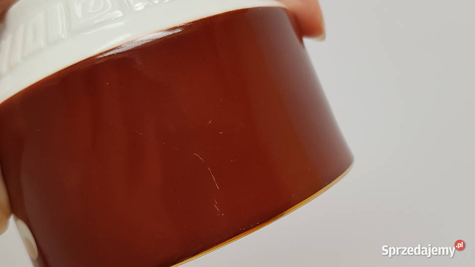 Porcelanowy mlecznik i cukiernica fason Ada Dąbrowa Górnicza