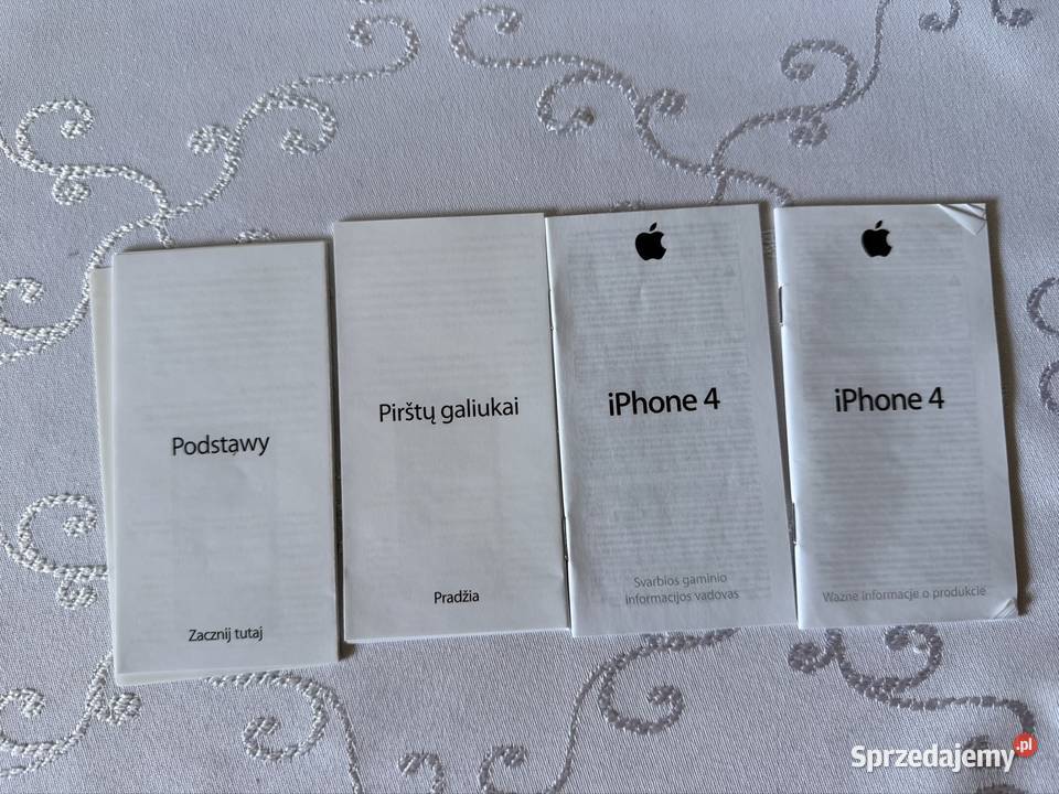 Apple iPhone 4 Oryginalne Pudełko Box Instrukcja Czerwionka-Leszczyny