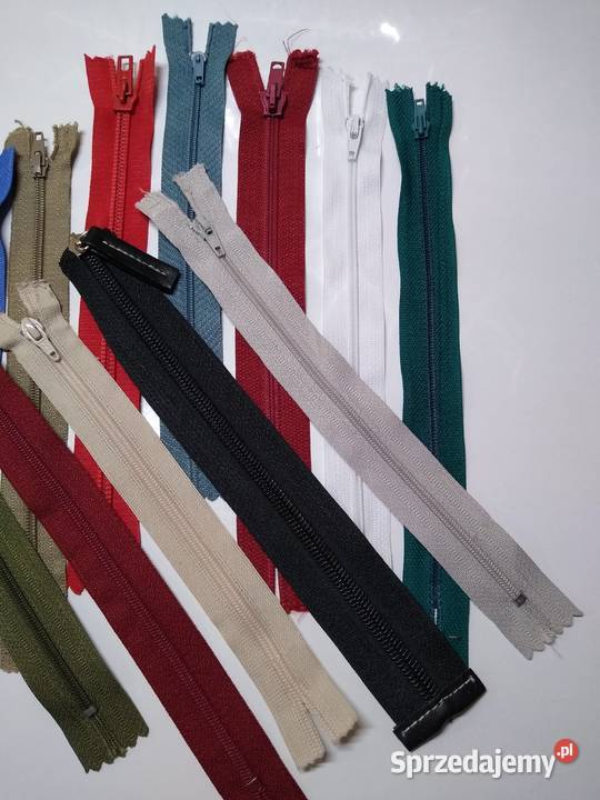 Zamek Błyskawiczny Zamki Zestaw 18 sztuk pomorskie Gdańsk