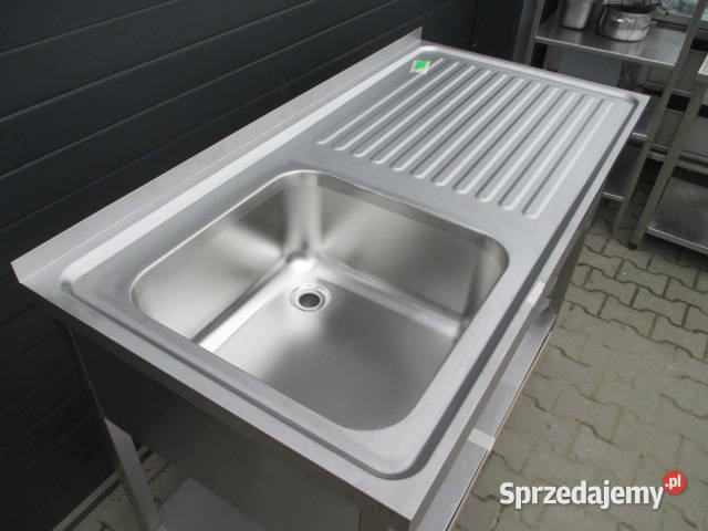 Zlew Gastronomiczny 1 Komorowy z półką 14070100 Ostrów Wielkopolski