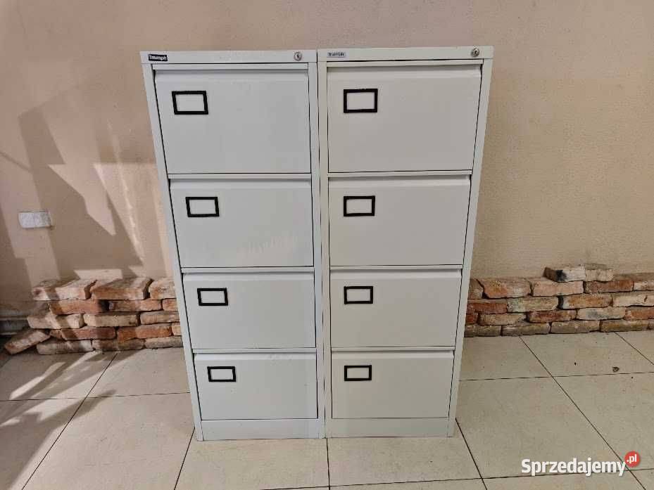 Szafa aktowa metalowa 47x62x133 4 szuflady Góra