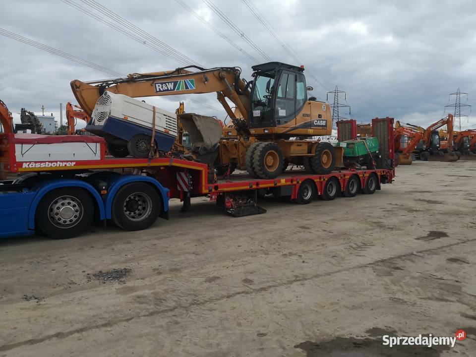 Transport Niskopodwoziowy koparek maszyn Warszawa