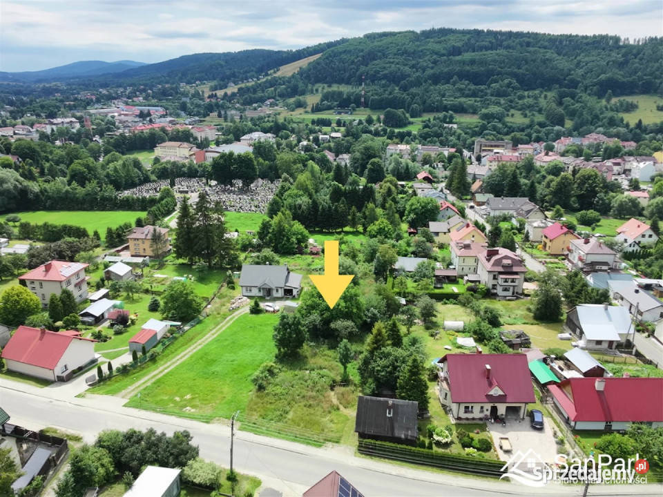 Działka do sprzedania Ustrzyki Dolne 1374m2 80m