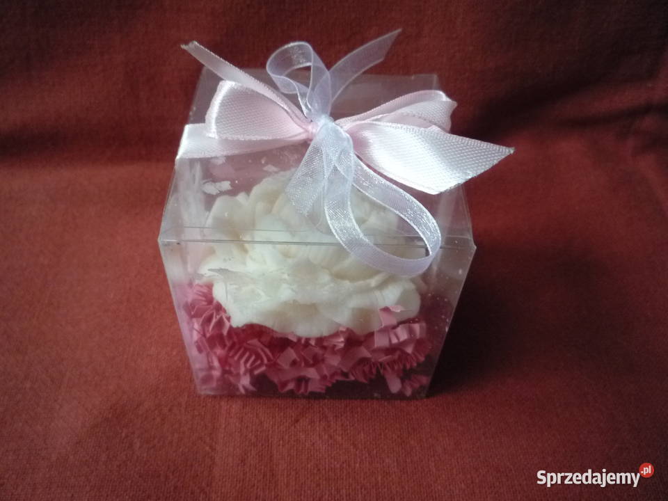 Świeczka Świeca Biała róża w pudełku Świece zachodniopomorskie