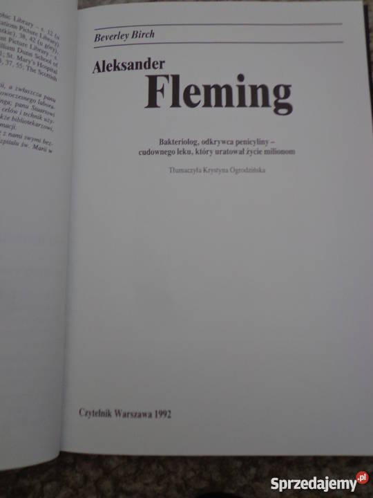 Oni zmienili świat Aleksander Fleming Beverley Łódź