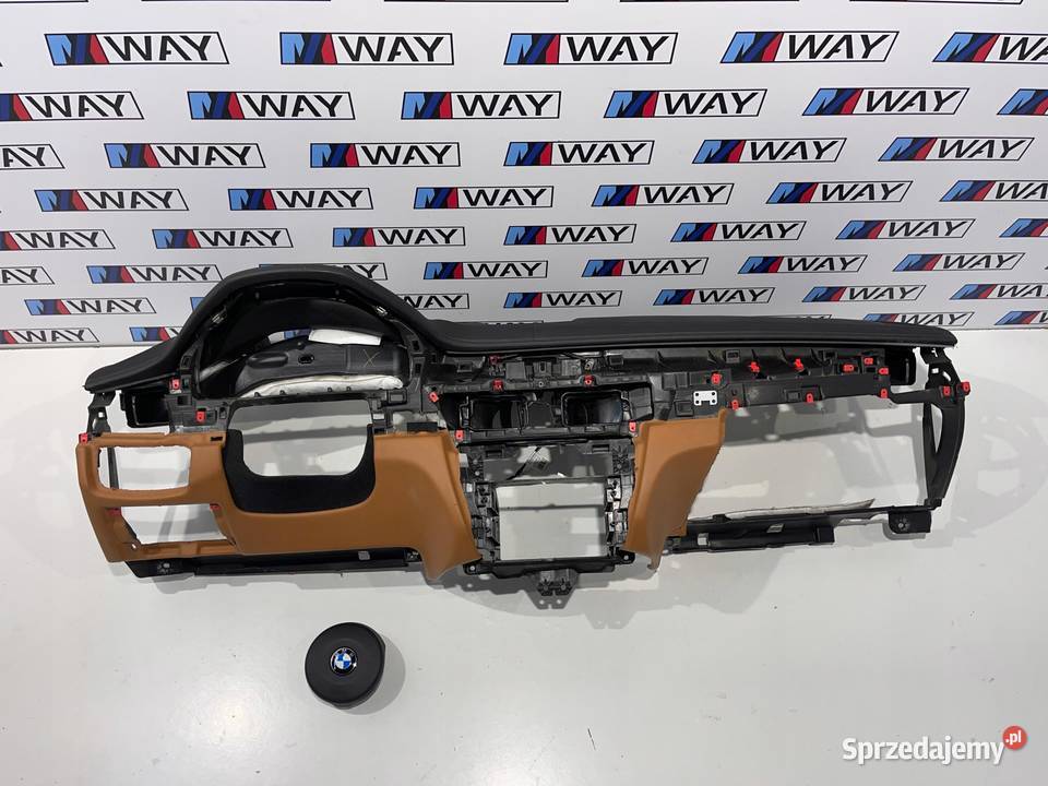 BMW X5 F15 X6 F16 DESKA KONSOLA AIRBAG SKÓRA