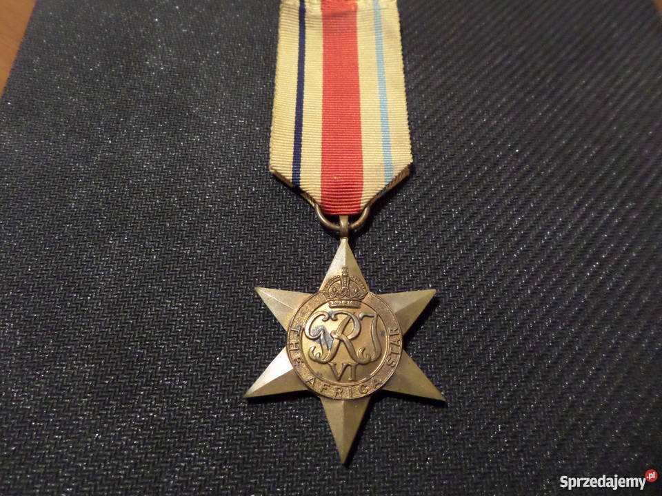 Brytyjska Gwiazda Afrykę The Africa Star