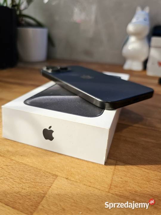 Iphone 15 pro stan idealny 256gb black titanum śląskie Częstochowa