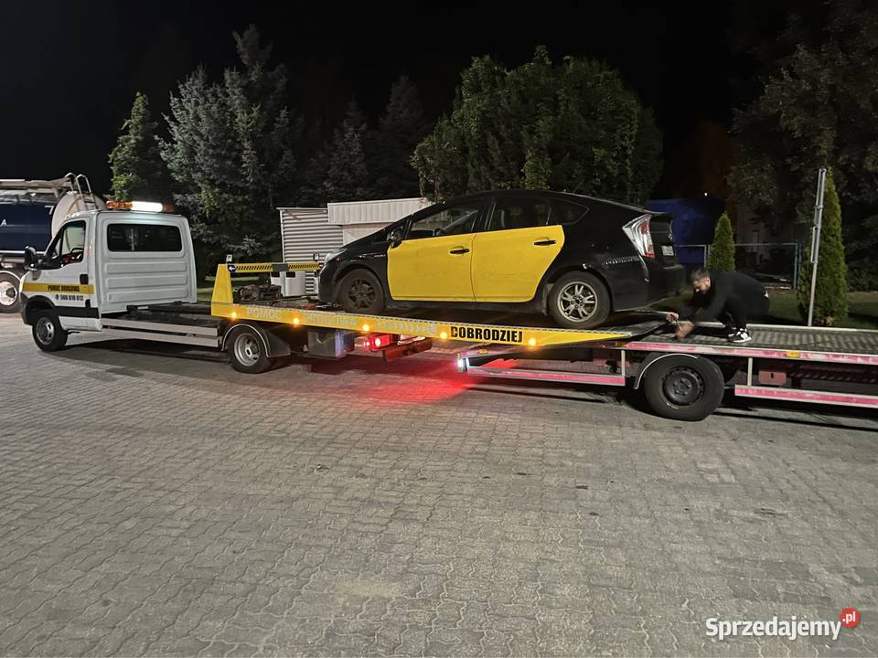 Pomoc drogowa Laweta Olsztyn platforma 24h