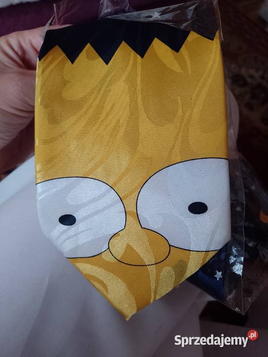 Hugo Boss Ekskluzywny krawat z motywem Simpsons Hugo Boss Kraków