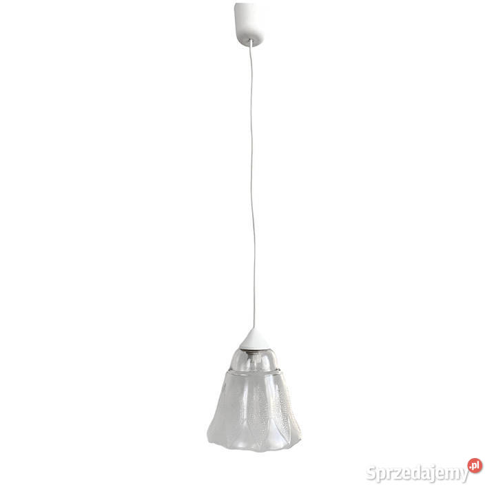 Lampa wisząca kwiat Narva Leuchen Niemcy lata 70 Warszawa