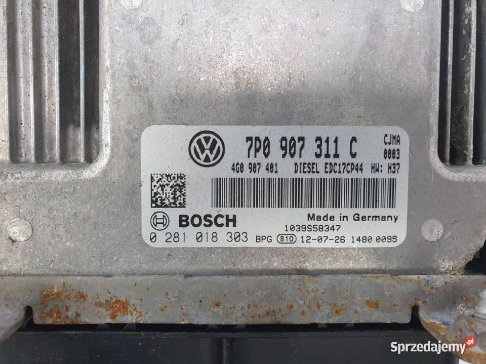 KOMPUTER SILNIKA ECU VOLKSWAGEN TOUAREG II 7P Lipno