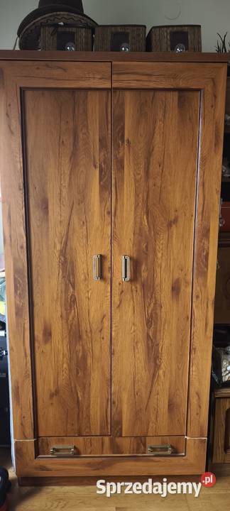 Elegancka szafa dąb rustykalnomiodowy 190x88x58 58cm Dom i Ogród