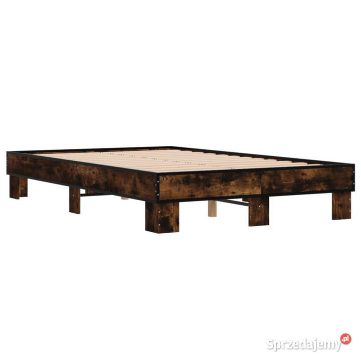 Rama łóżka przydymiony dąb 120x200 WM845864 mazowieckie Warszawa