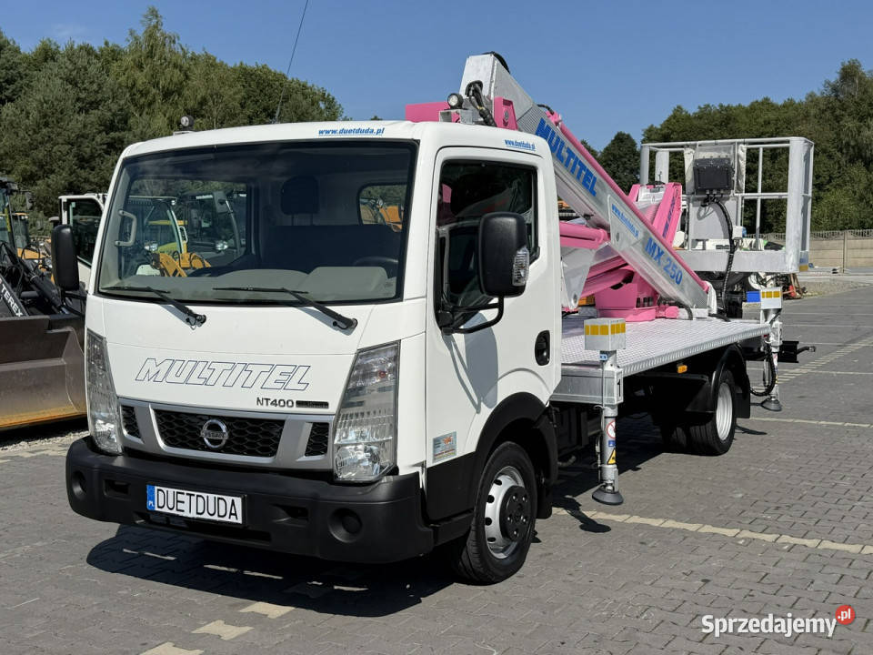 Nissan Cabstar Podnośnik Koszowy Zwyżka Multitel Widełki