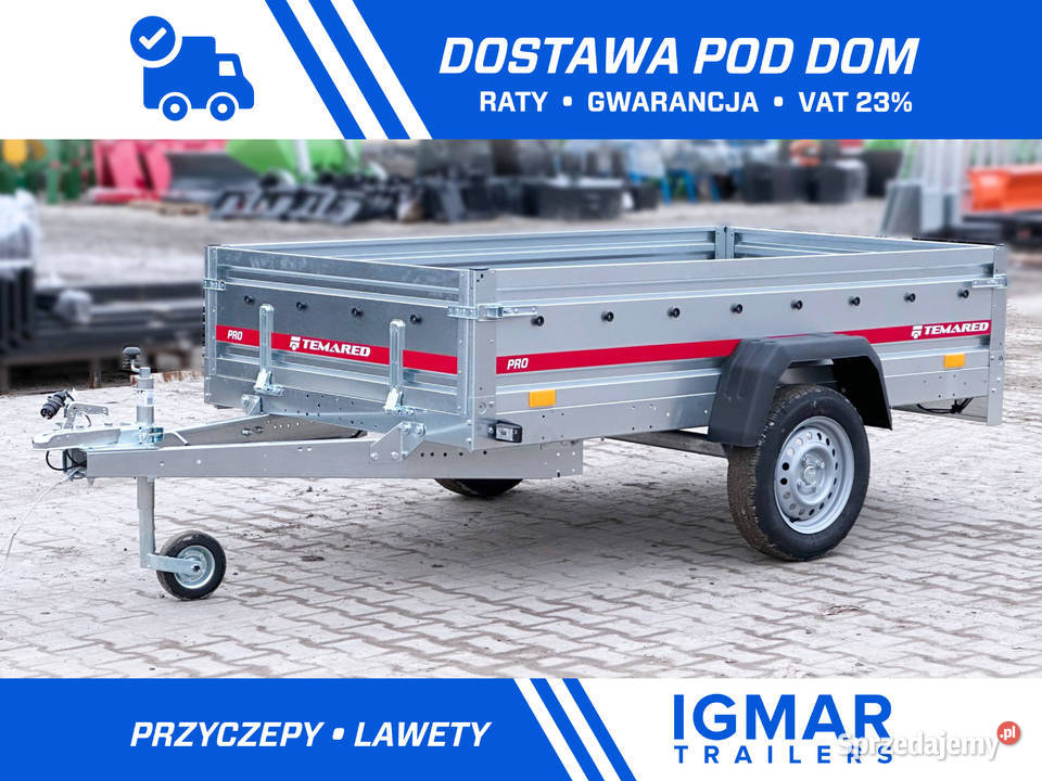 Przyczepa TEMARED PRO 2312 przyczepka Kostrzyn