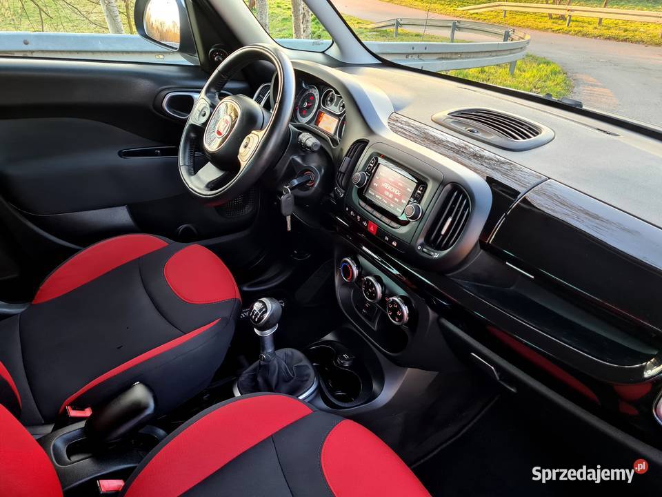 Fiat 500L 14 Turbo Benzyna 2015 SERWIS ORYGINAŁ światła przeciwmgielne Ostrowiec Świętokrzyski sprzedam