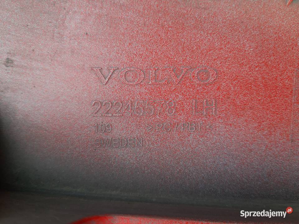 VOLVO FH4 FH5 DOKŁADKA ZDERZAKA LEWA Z GUMĄ ciężarowe Zderzaki sprzedam