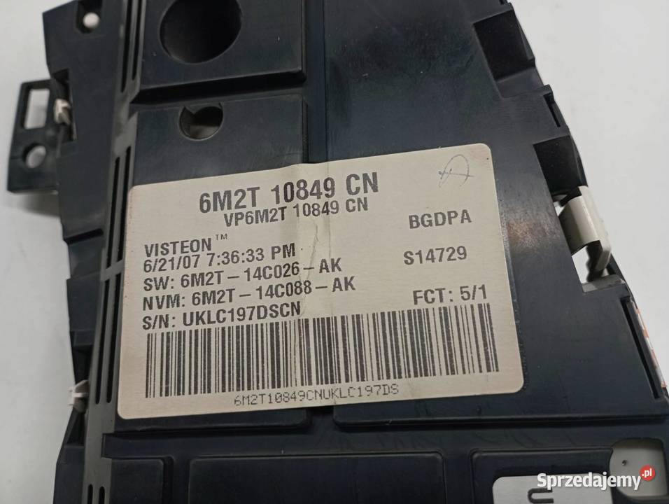 LICZNIK EU 6M2T10849CN 18 D Ford Mondeo Mk4 osobowe Liczniki i zegary