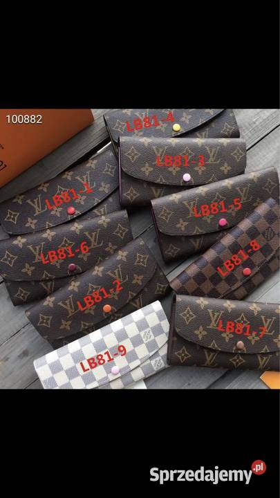 Portfel louis vuitton skóra canvas pudełko ebene łódzkie sprzedam