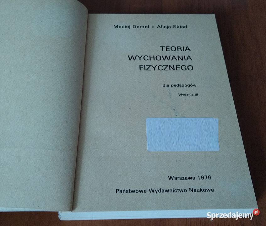 Teoria wychowania fizycznego pedagogów Maciej