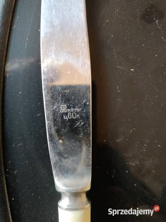 Noże i widelce biały bakelit Kraków