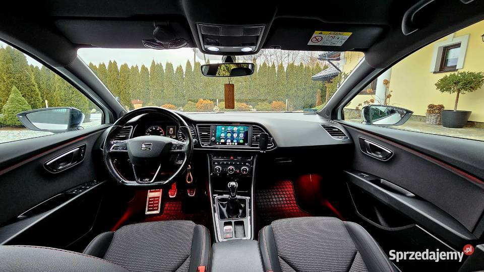 Seat Leon ST 14 TSI 125 Pakiet FR Black Full Led biały Kraków