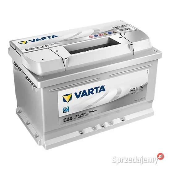 Akumulator VARTA Silver Dynamic E38 74Ah 750A P osobowe Gliwice sprzedam