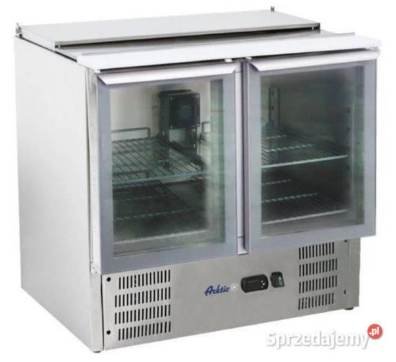 Stół Chłodniczy Sałatkowy 2Drzwiowy Przeszklony Kraków