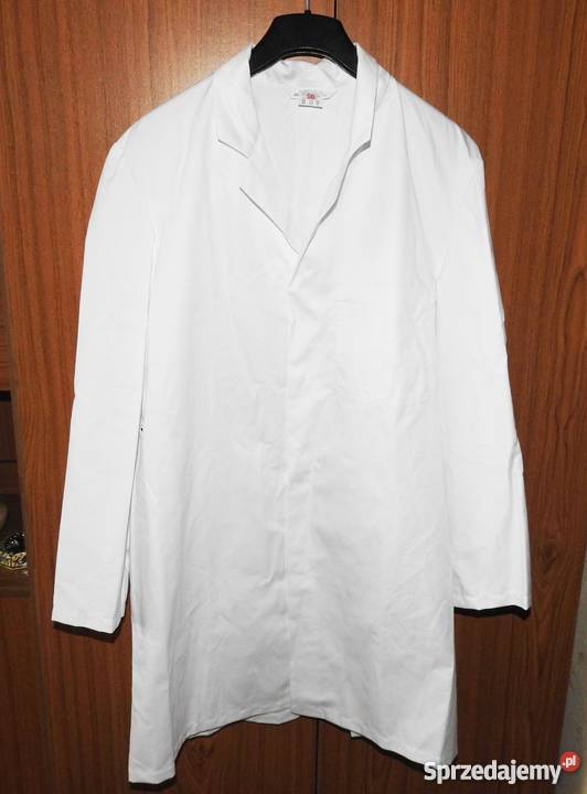 Biały fartuch laboratoryjny medyczny męski kitel Przemyśl