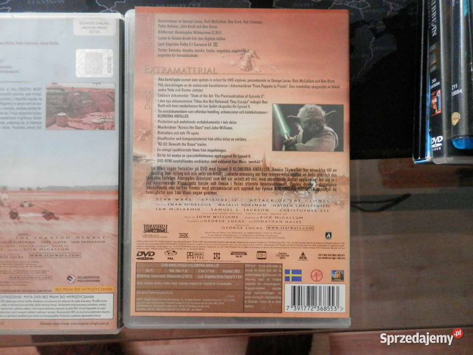 DVD STAR WARS 1 2 3 4 5 6 6 płyt dvd Chojnice sprzedam