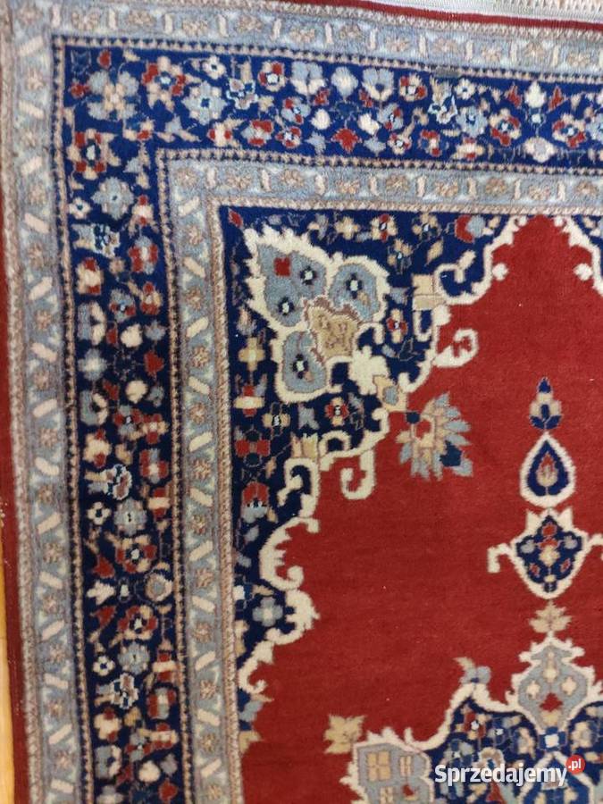 Wełniany ręcznie tkany perski dywan dywanik 93 X Kraków