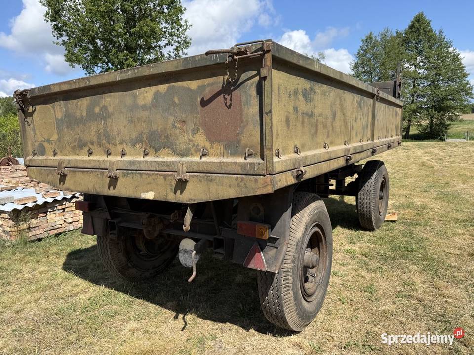 Przyczepa E51 Wojskowy tytan do pola i na paradę nieuszkodzony lubuskie Słubice