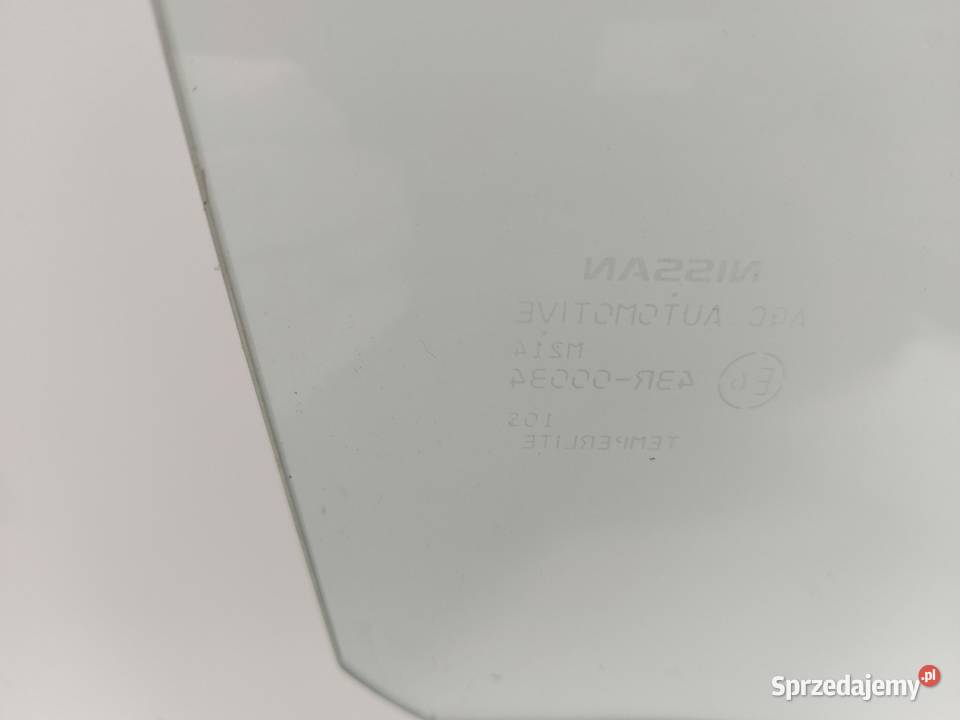 Nissan XTRAIL T33 IV 2023r Szyba drzwi tył prawa