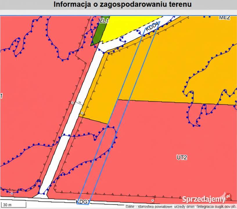 Działka o powierzchni 2800 mkw w Kazuniu Polskim 2800m2