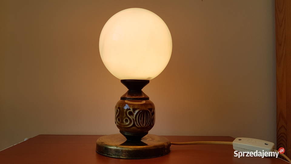 Lamp lampka nocna Polam Katowice PRL Pozostałe śląskie