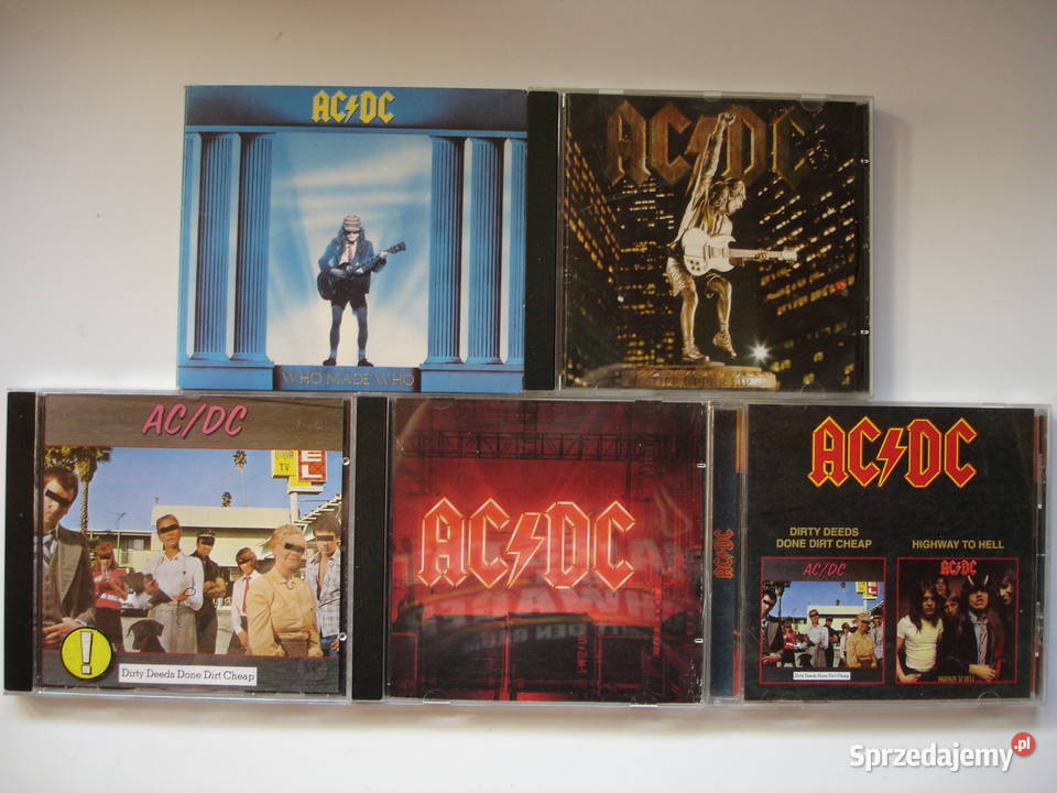 ACDC płyty CD CD lubuskie sprzedam