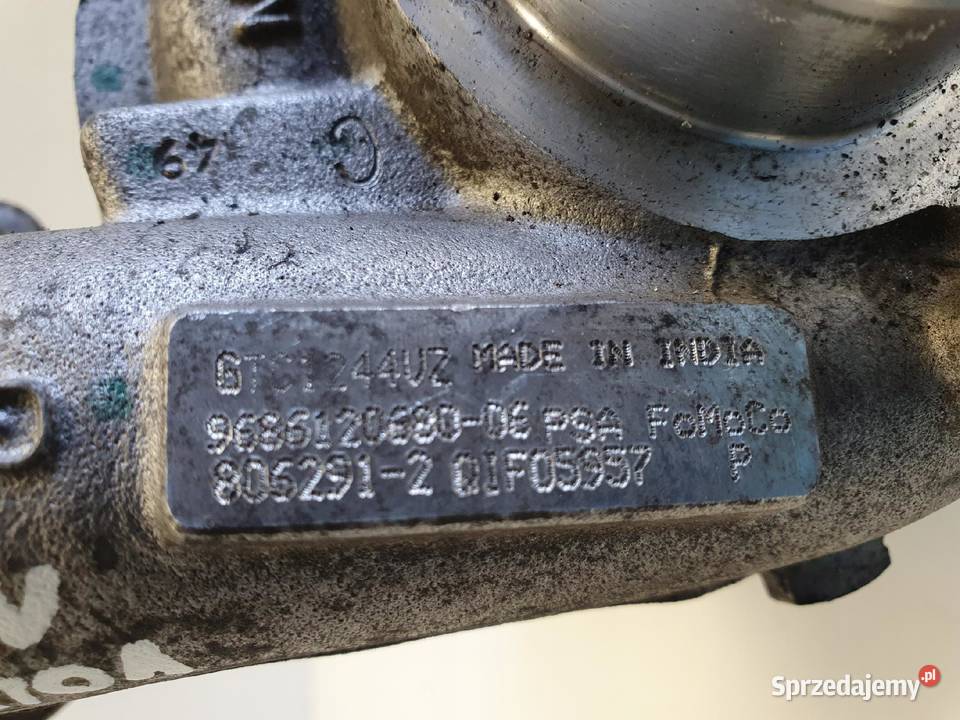 TURBOSPRĘŻARKA Volvo V60 16 D2 turbo 9686120680