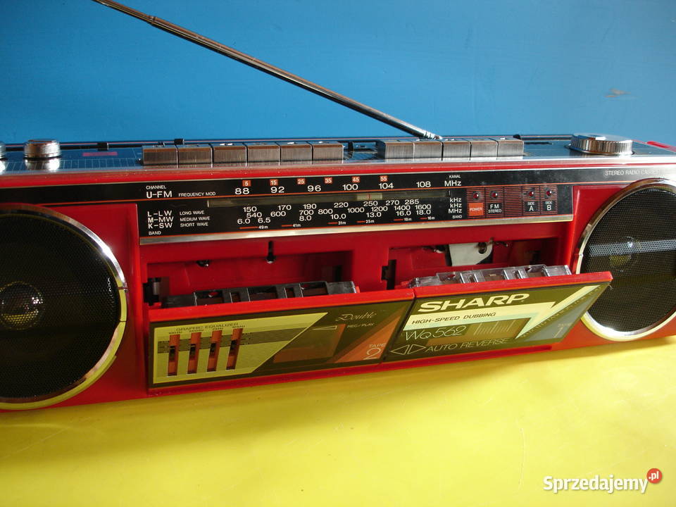 Radiomagnetofon SHARP WQ562H lubuskie Zielona Góra
