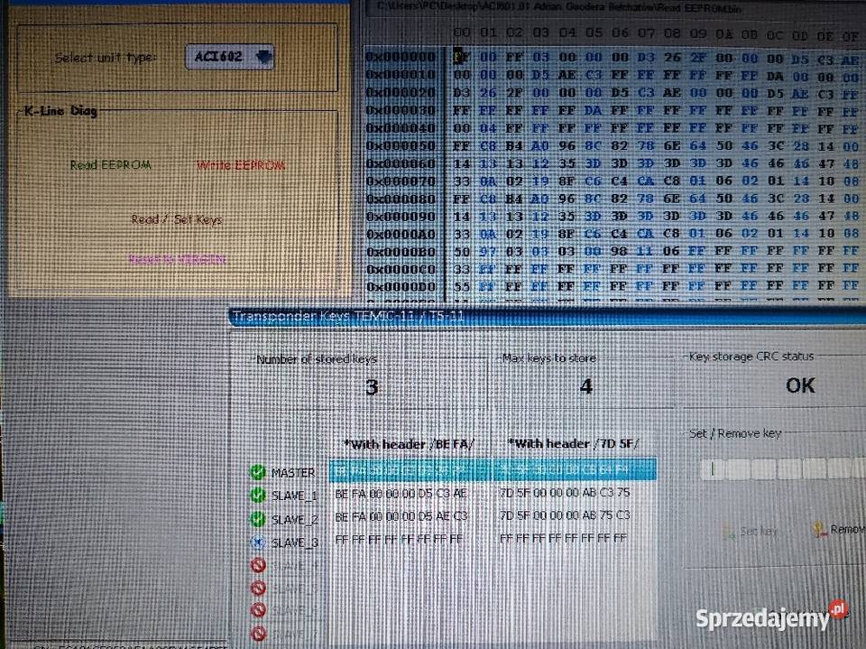 Sprzedam moduł immo ACI60201 z dwoma Mielec